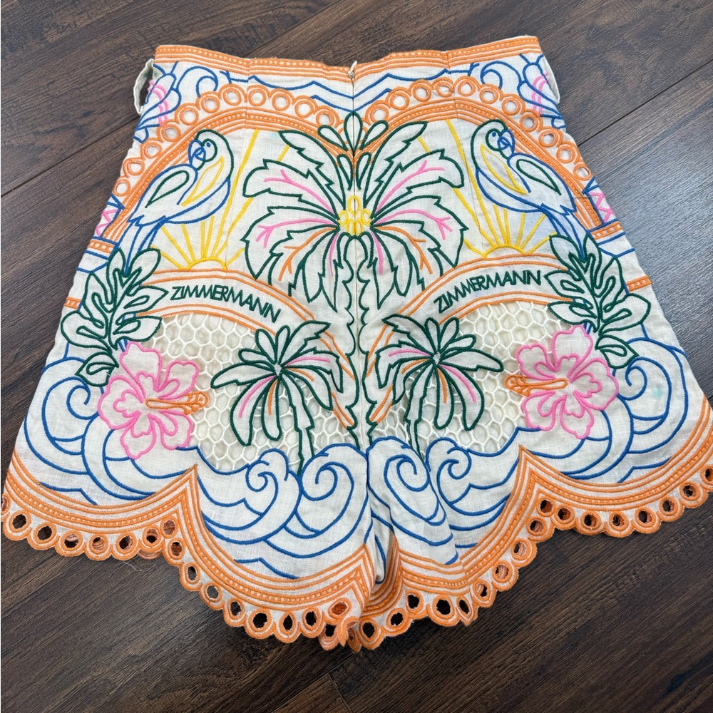 ZIMMERMANN
Ginger Tropical linen shorts - Picture 5 of 9
